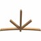 Ekena Millwork Alberta Smooth Timber Gable Bracket, Western Red Cedar, 84"W x 56"H x 3 1/2"D x 3 1/2"F, 16/12 Pitch GBW084X56X0404ALB00SWR - alternate 2